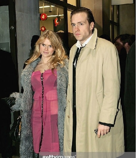 Alice Eve with her ex-boyfriend Rafe Spall.
